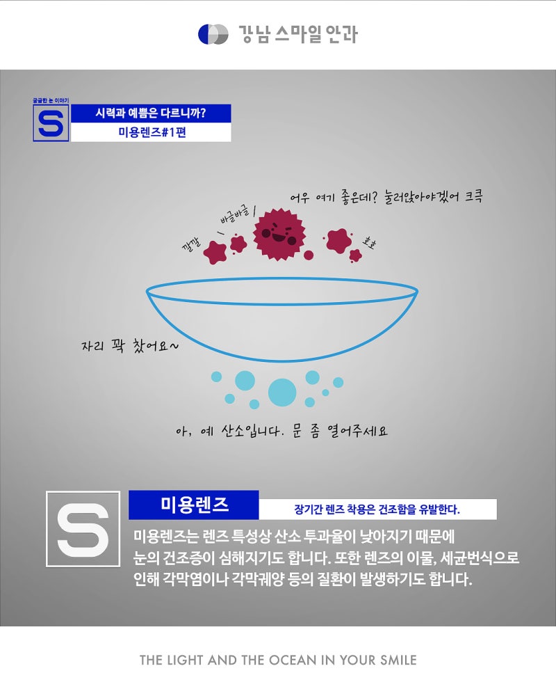 [คลินิกจักษุวิทยาคังนัมยอก] การใส่คอนแทคเลนส์เพื่อความงามหรือคอนแทคเลนส์สีหลังการผ่าตัดแก้ไขสายตาจะโอเคไหม? 사진 5