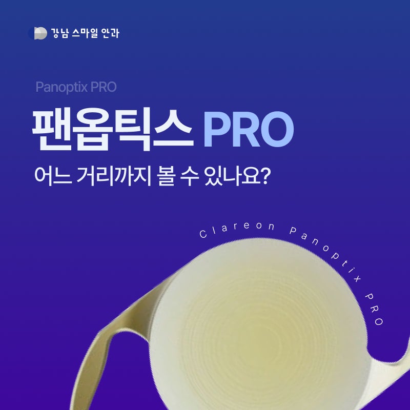 팬옵틱스 프로, 스마트폰부터 운전까 어느 거리까지 볼 수 있나요?